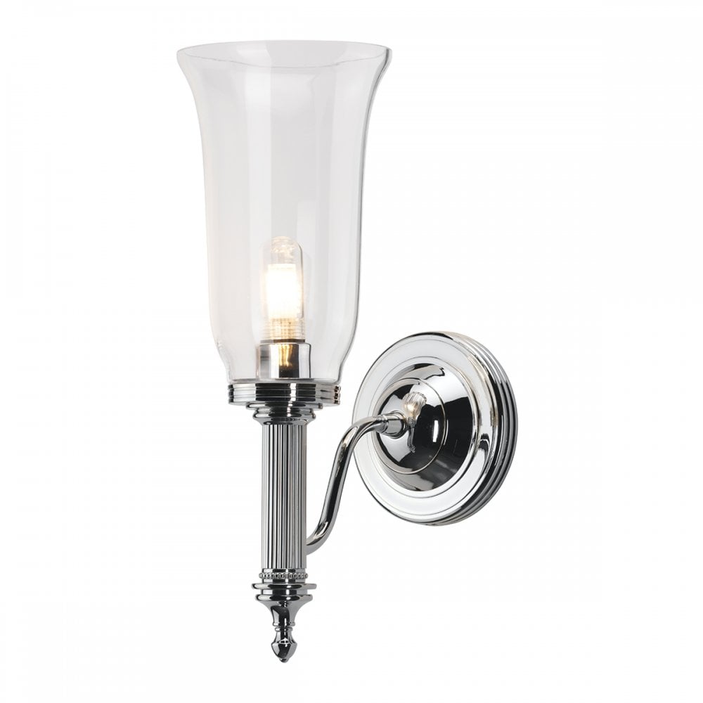 BATH/CARROLL2 PC Carroll One Light Wall Light Polished Chrome LED