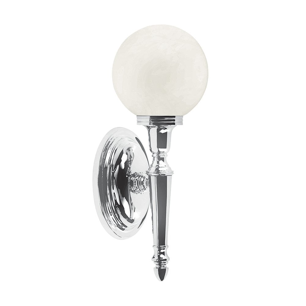 BATH/DRYDEN4 PC Dryden One Light Wall Light Polished Chrome LED
