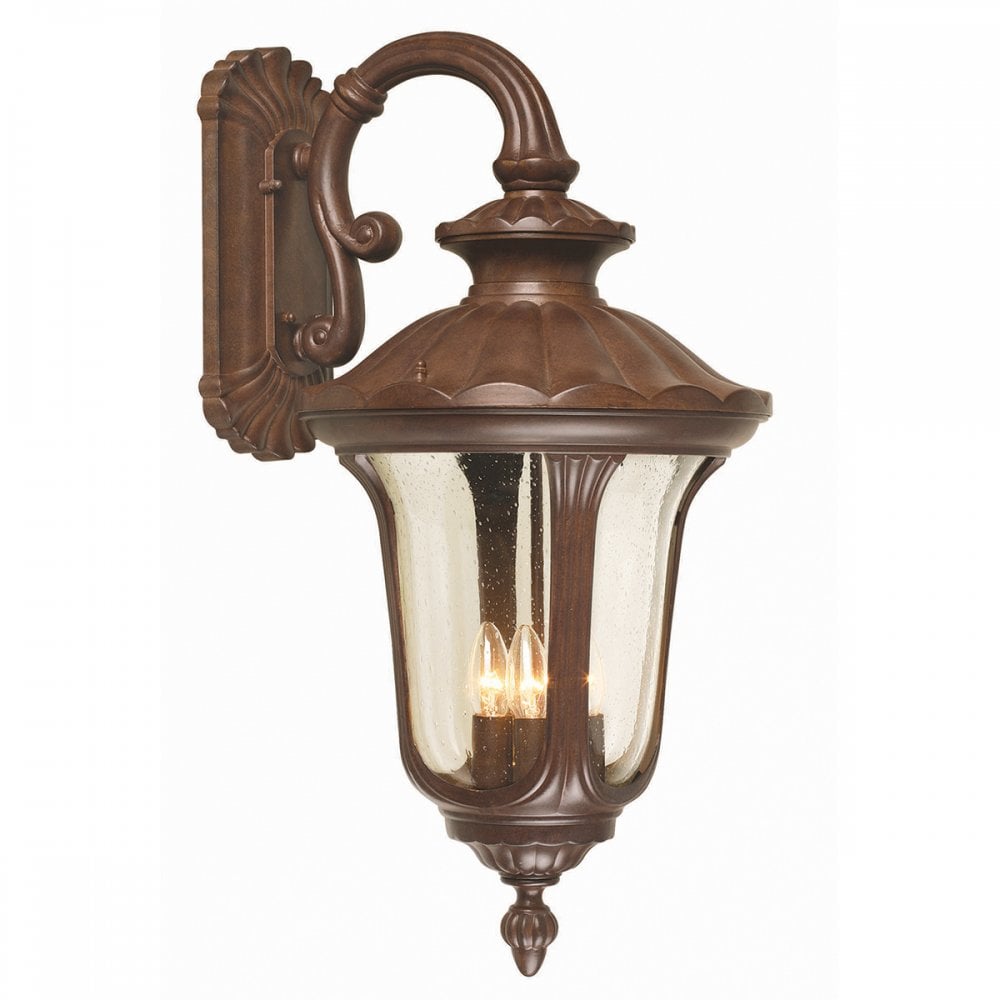 CC2/L Chicago Four Light Large Wall Lantern Rusty Bronze Patina