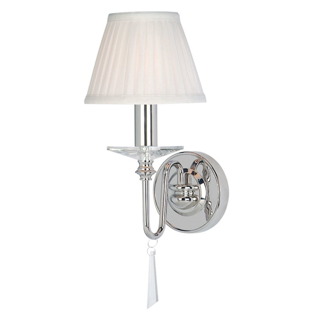 FP1 POL NICKEL Finsbury Park One Light Wall Light Polished Nickel