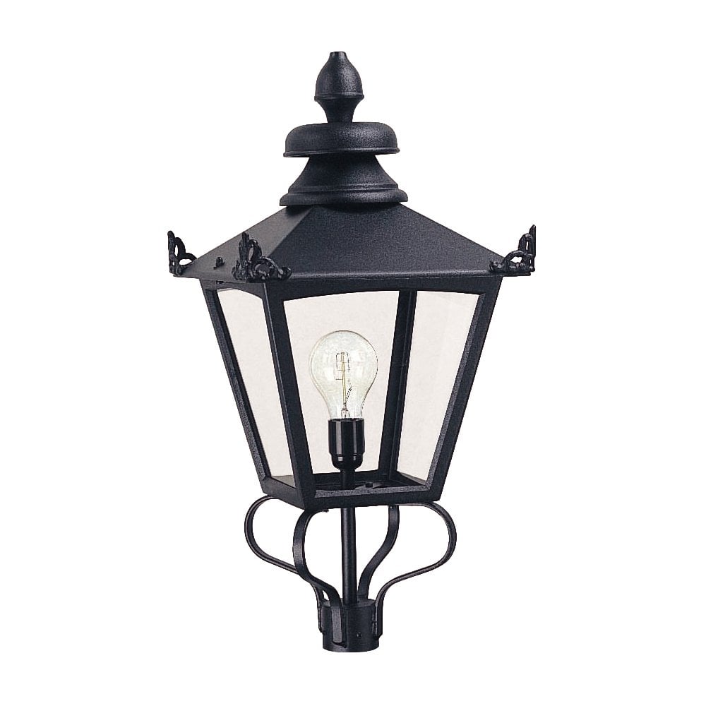 GL1 BLACK Grampian Lamp-post Lantern Head Only Black