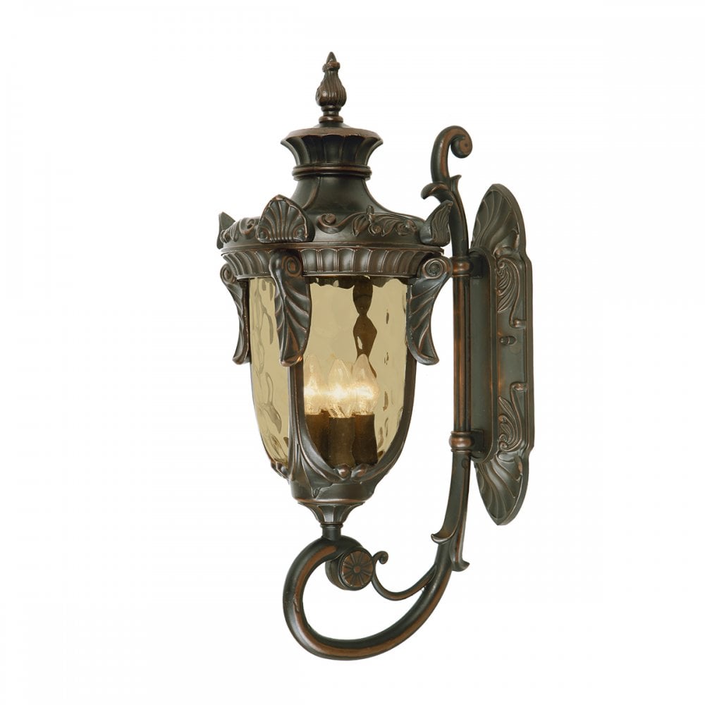 PH1/L OB Philadelphia Three Light Large Wall Lantern Old Bronze