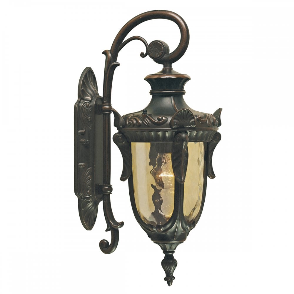 Philadelphia One  Light Medium Wall Lantern Old Bronze