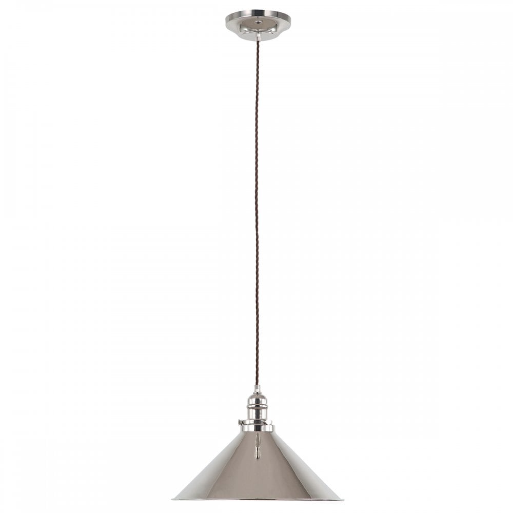 PV/SP PN Provence One Light Pendant Polished Nickel