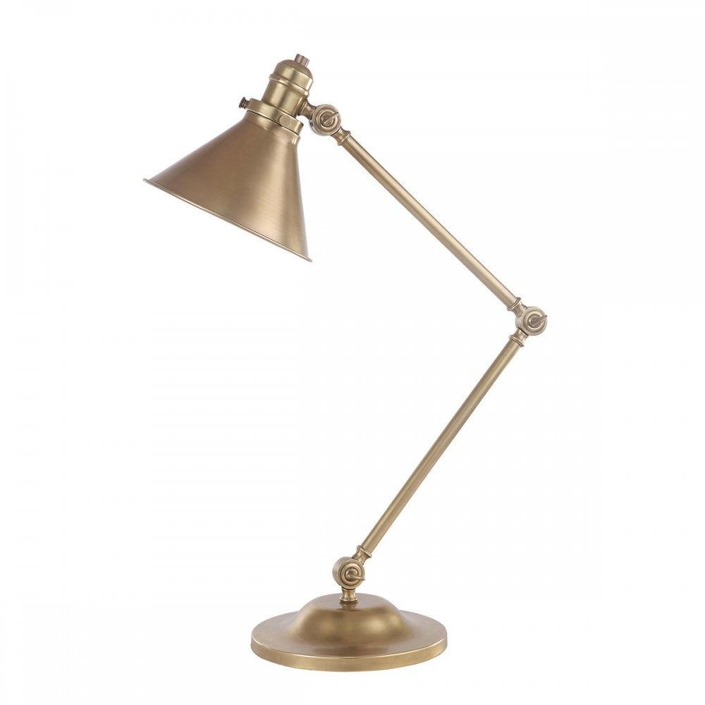 PV/TL AB Provence One Light Table Lamp Aged Brass