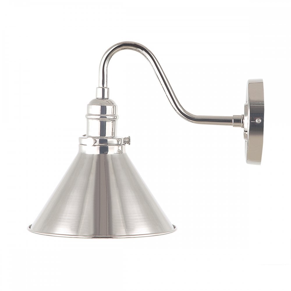 PV1 PN Provence One Light Wall Light Polished Nickel