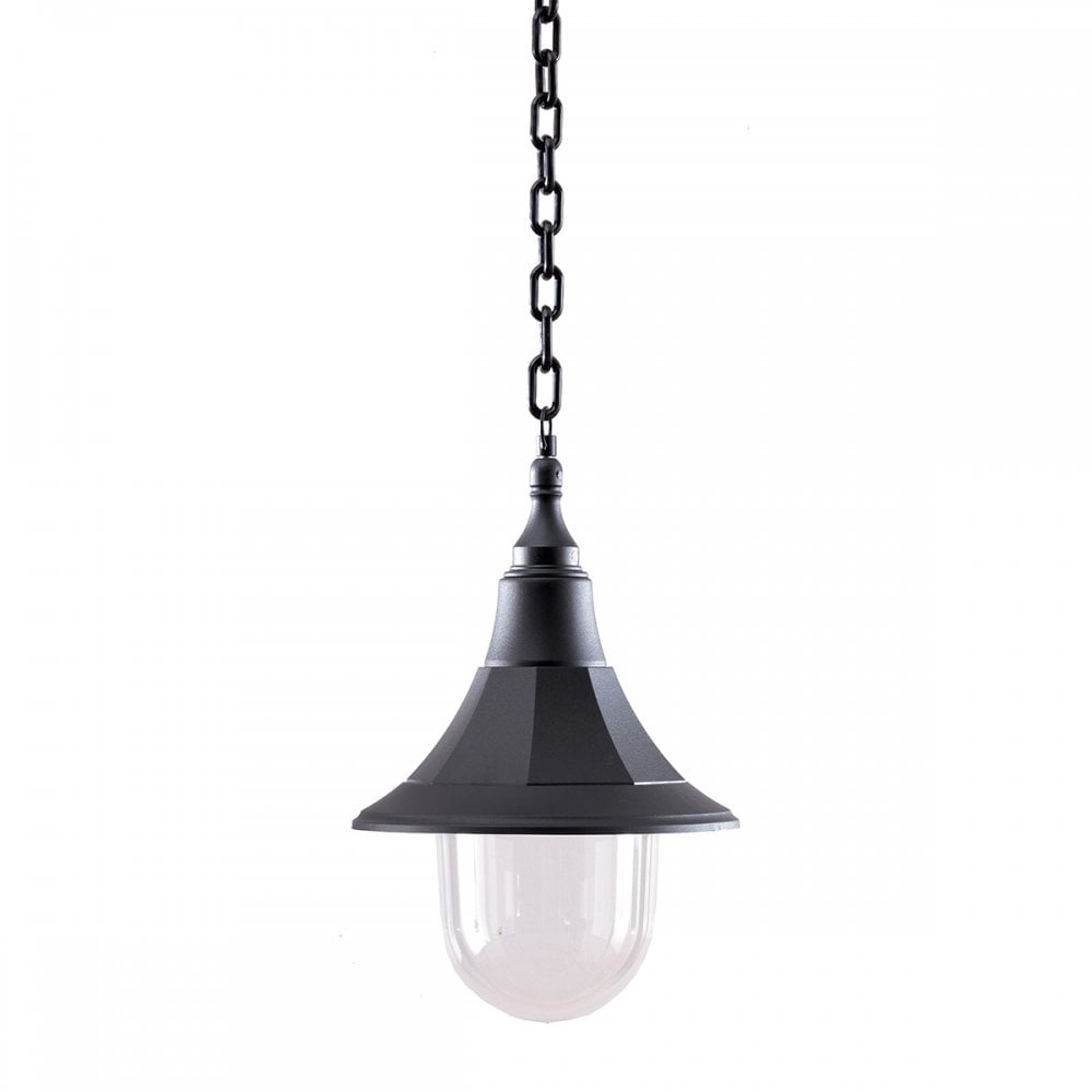 SHANNON CHAIN Shannon One Light Chain Lantern Black Polycarbonate