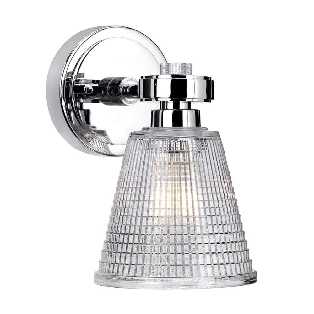 BATH/GUNNIS1 PC Gunnislake 1 Light Wall Light Polished Chrome