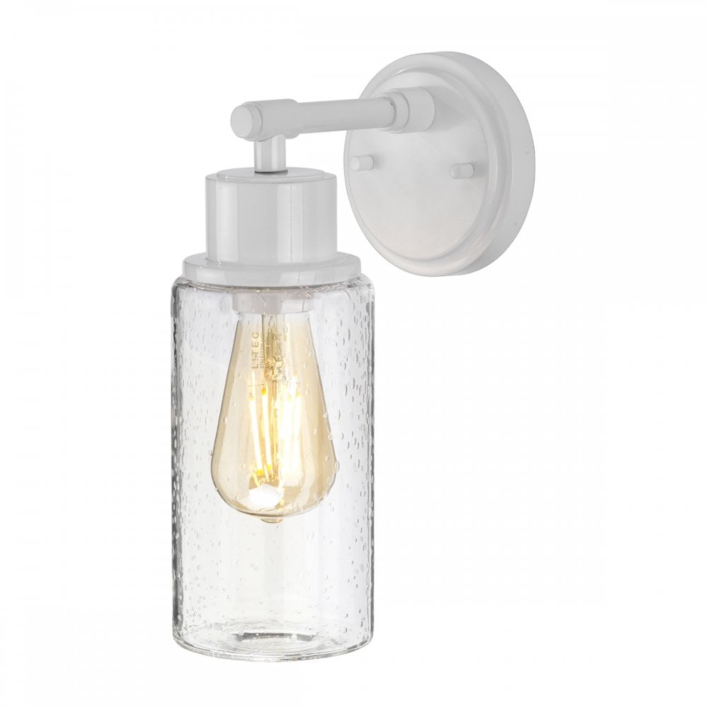 BATH/MORVAH1 W Morvah 1 Light Wall Light White