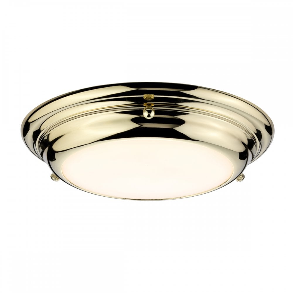 WELLAND/F/S PB Welland Mini LED Flush Light Polished Brass
