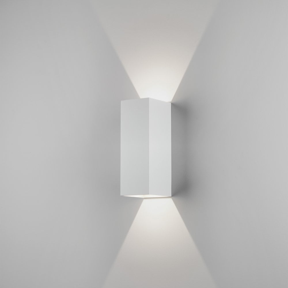 1298009 Oslo 255 LED Outdoor Wall Light Textured White