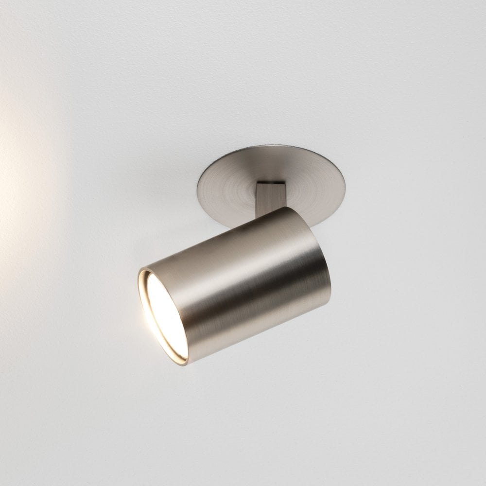 1286023 Ascoli Recessed Spotlight Matt Nickel