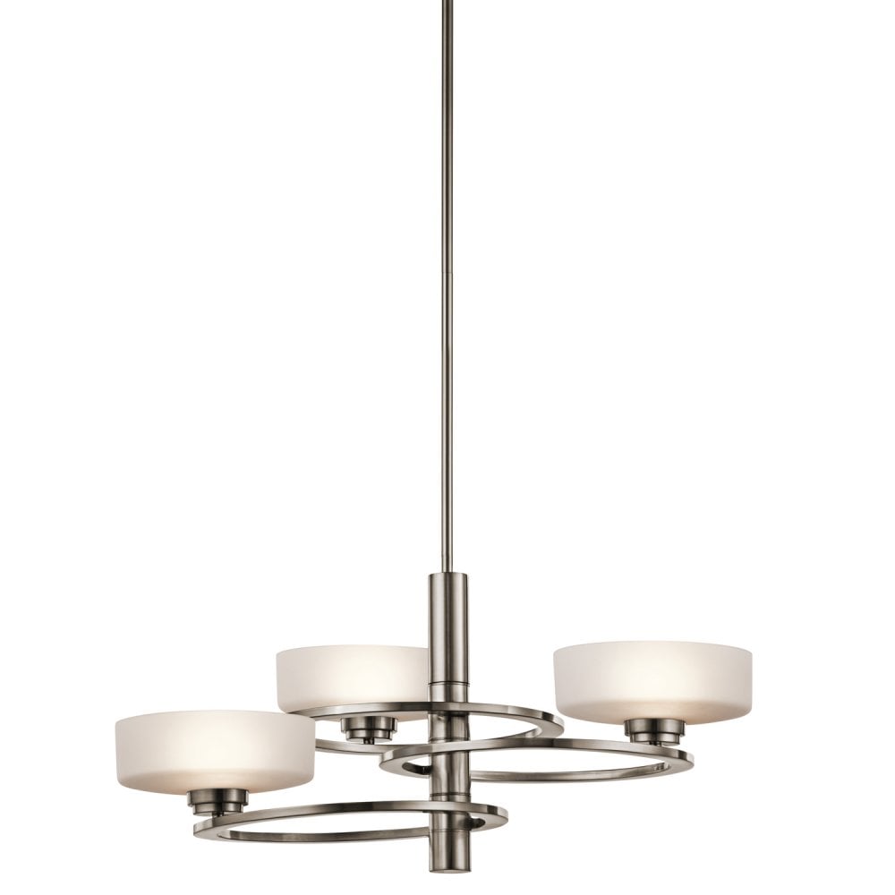 KL/ALEEKA3 Aleeka 3 Light Chandelier Classic Pewter