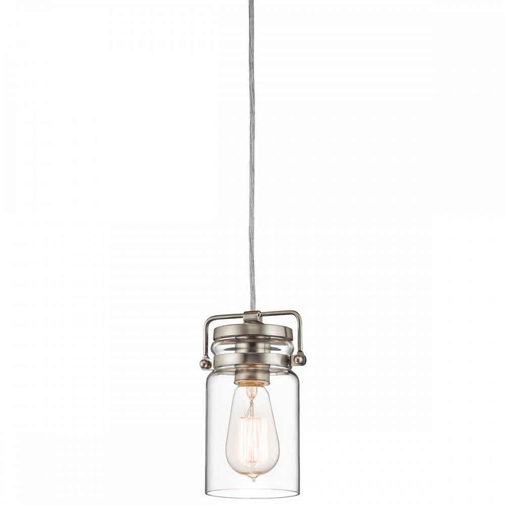 KL/BRINLEY/MP NI Brinley Mini Pendant Brushed Nickel
