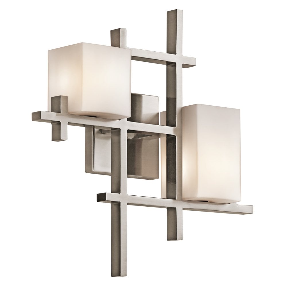 KL/CITY LIGHTS2 City Lights 2 Light Wall Light Classic Pewter