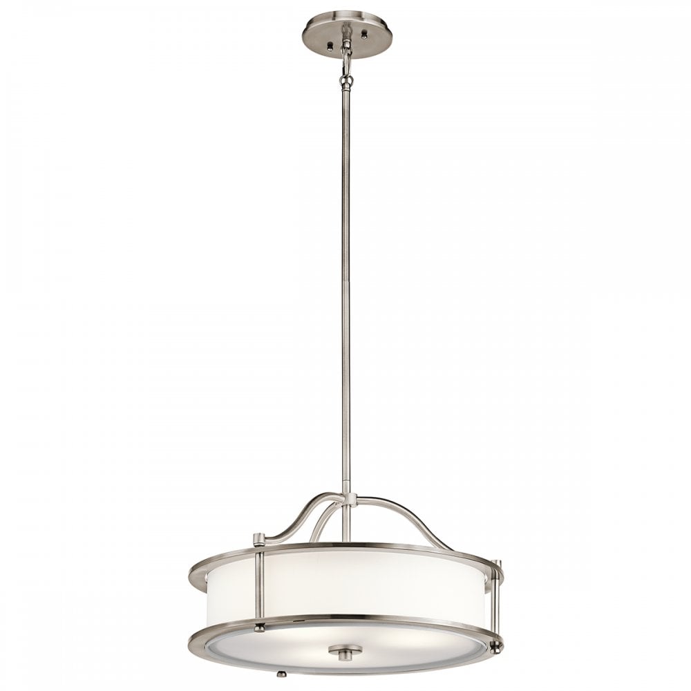 KL/EMORY/P/S CLP Emory 3 Light Pendant/semi Flush Classic Pewter