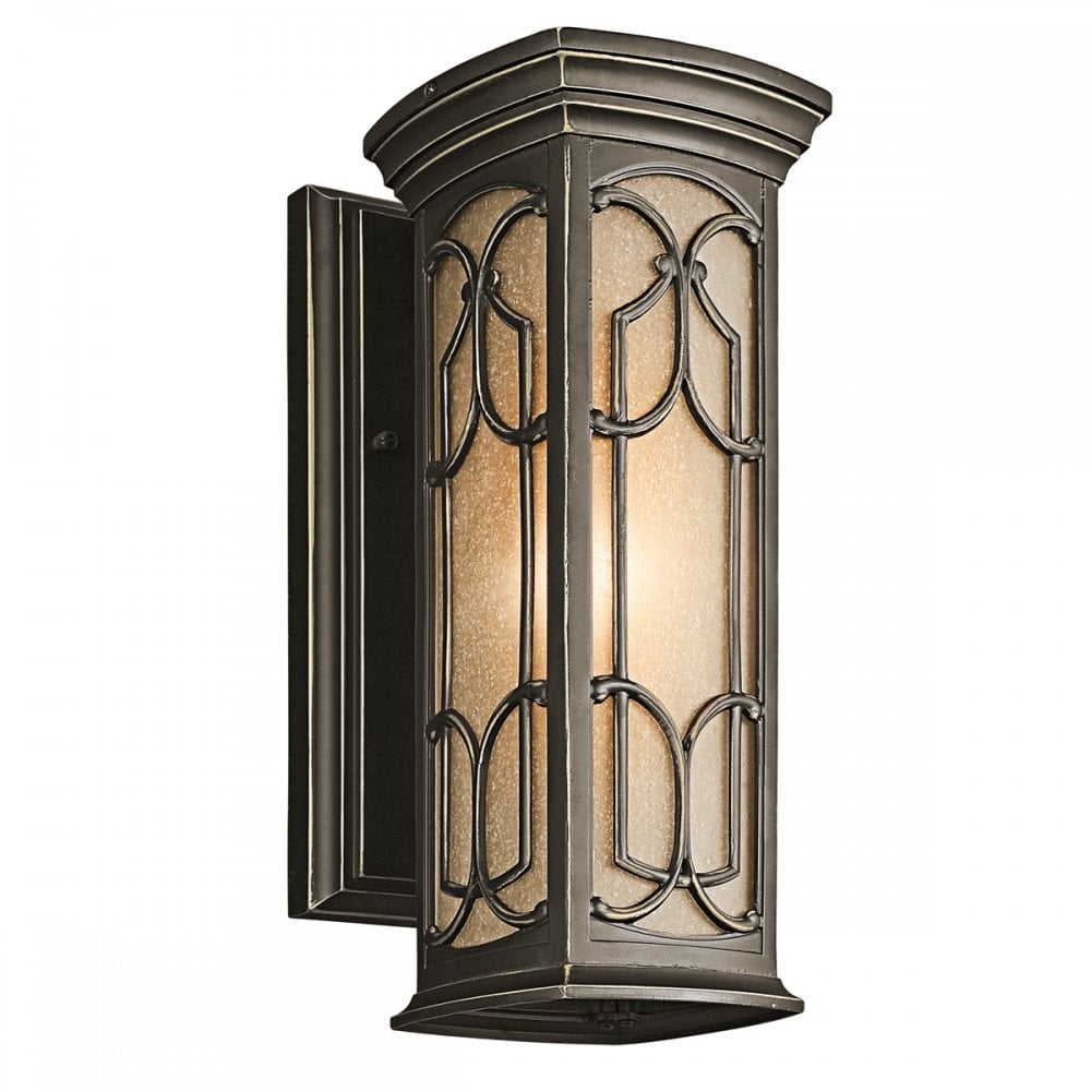 KL/FRANCEASI/S Franceasi Small Wall Lantern Olde Bronze