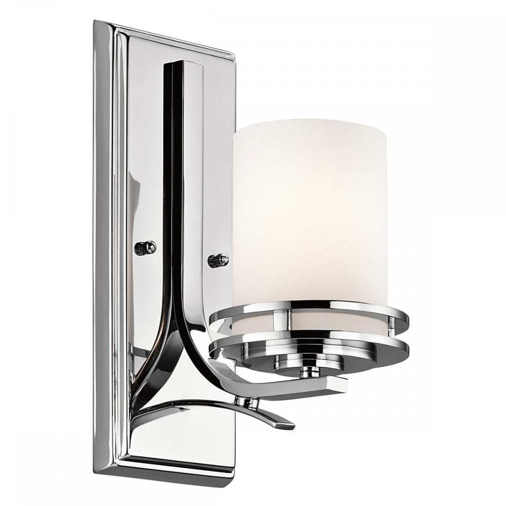 KL/HENDRIK1 BATH Hendrik 1 Light Bathroom Wall Light Polished Chrome