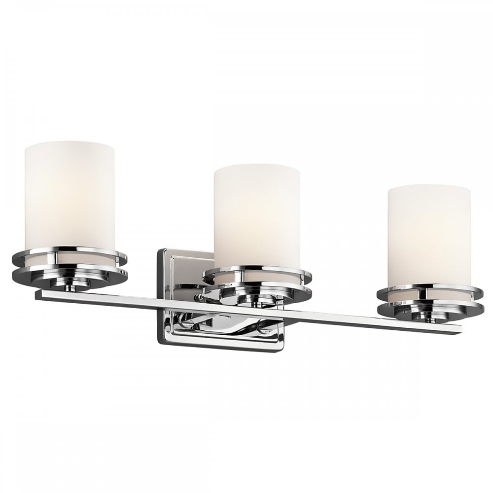 KL/HENDRIK3 BATH Hendrik 3 Light Bathroom Wall Light Polished Chrome