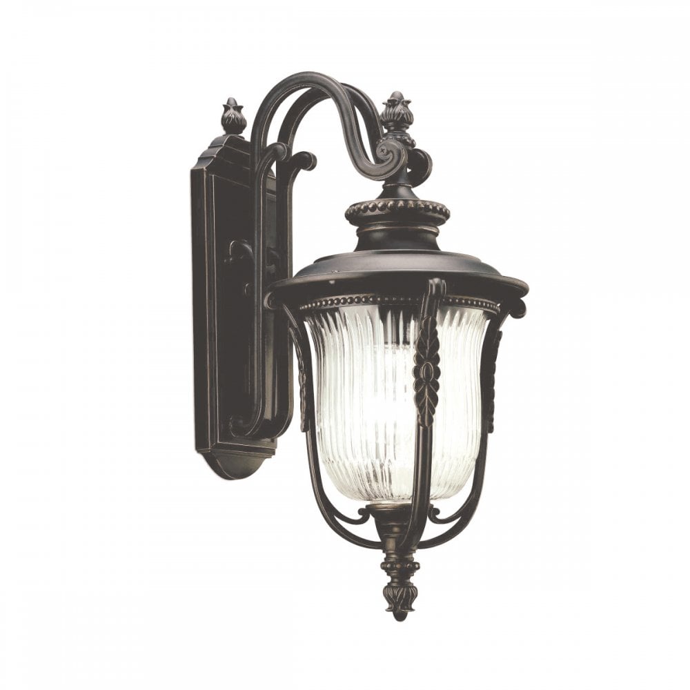 KL/LUVERNE2/M Luverne Medium Wall Lantern Rubbed Bronze
