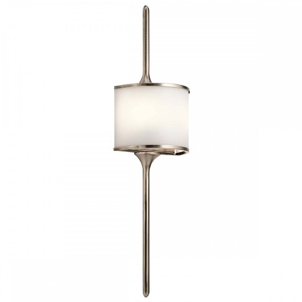 KL/MONA/L CLP Mona 2 Light Wall Light Classic Pewter