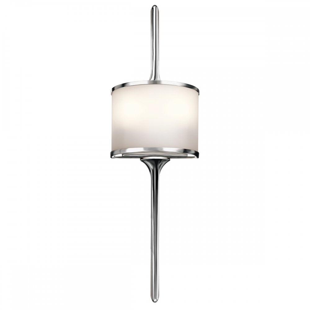KL/MONA/S PC Mona 2 Light Wall Light Polished Chrome