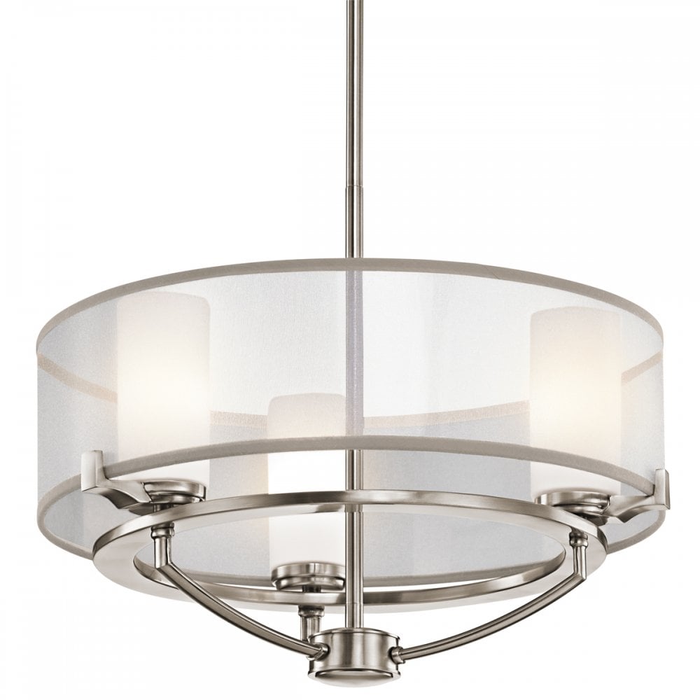 KL/SALDANA3 Saldana 3 Light Chandelier Classic Pewter