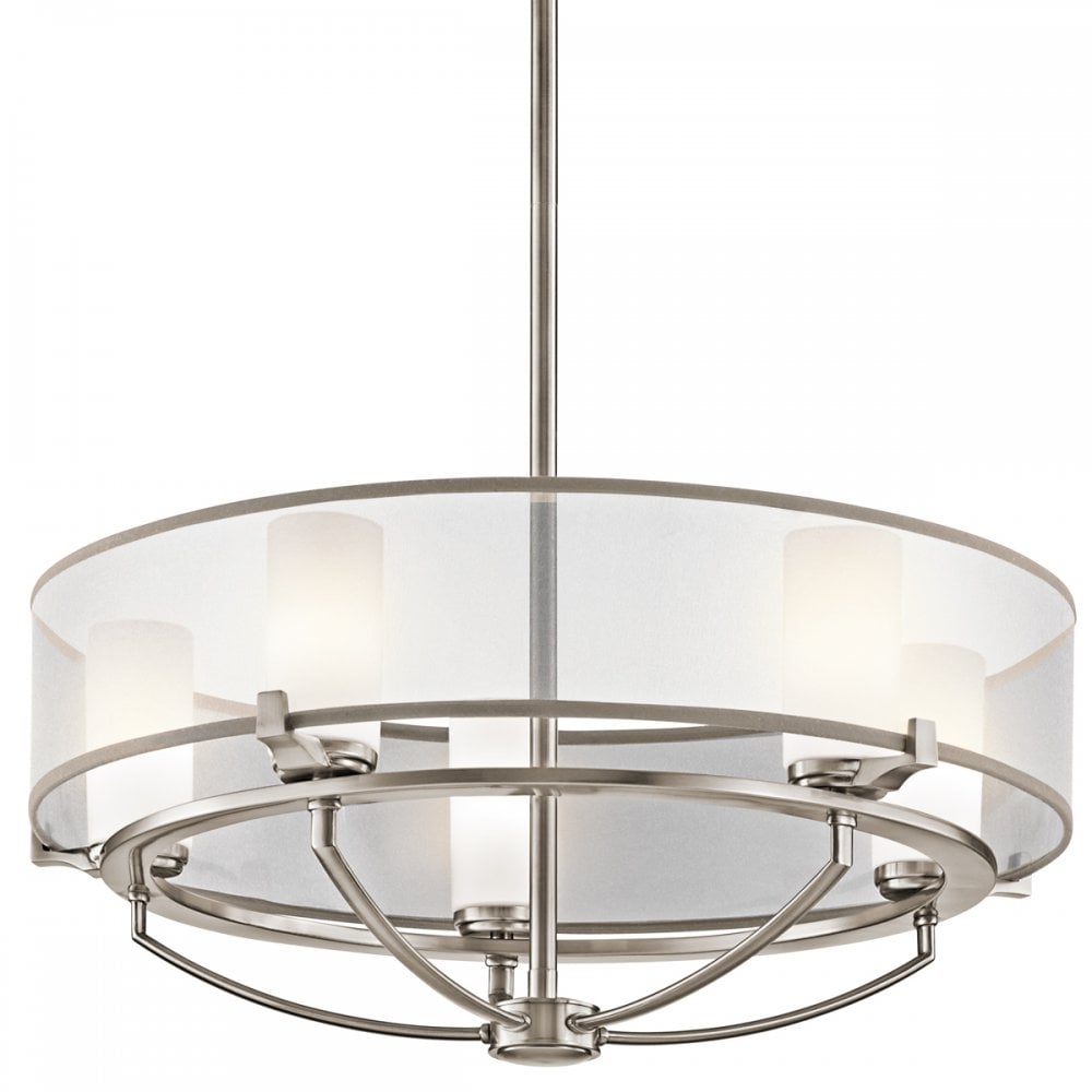 KL/SALDANA5 Saldana 5 Light Chandelier Classic Pewter