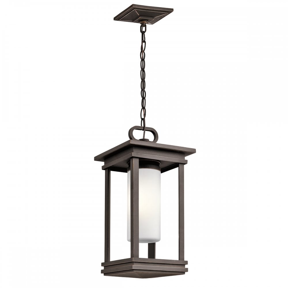 KL/SOUTH HOPE8/S South Hope Small Chain Lantern Rubbed Bronze