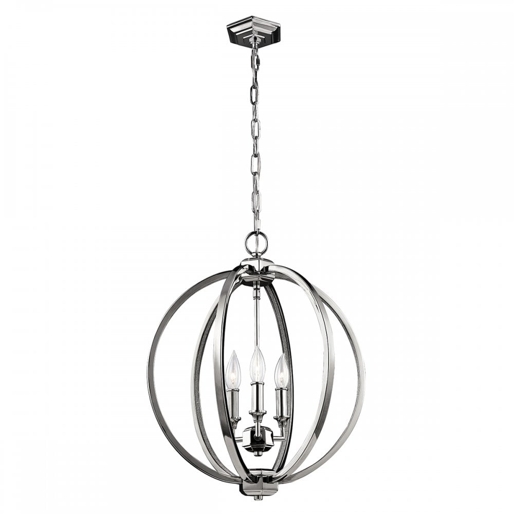 FE/CORINNE/3P/M Corinne 3 Light Medium Pendant (S)
