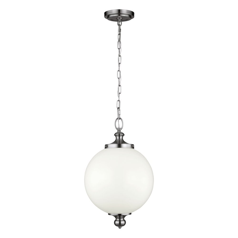 FE/PARKMAN/PL PN Parkman Large Pendant Polished Nickel