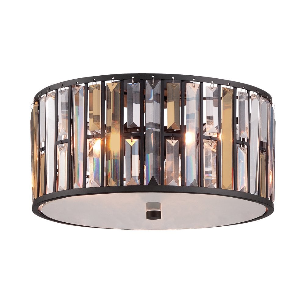 HK/GEMMA/F VBZ Gemma Flush Mount Vintage Bronze