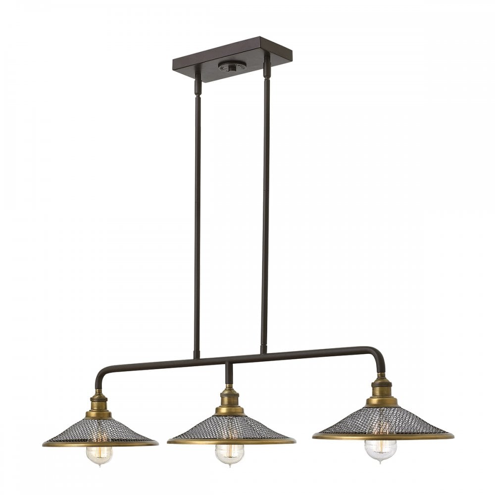 HK/RIGBY/ISLE KZ Rigby Island Chandelier Buckeye Bronze