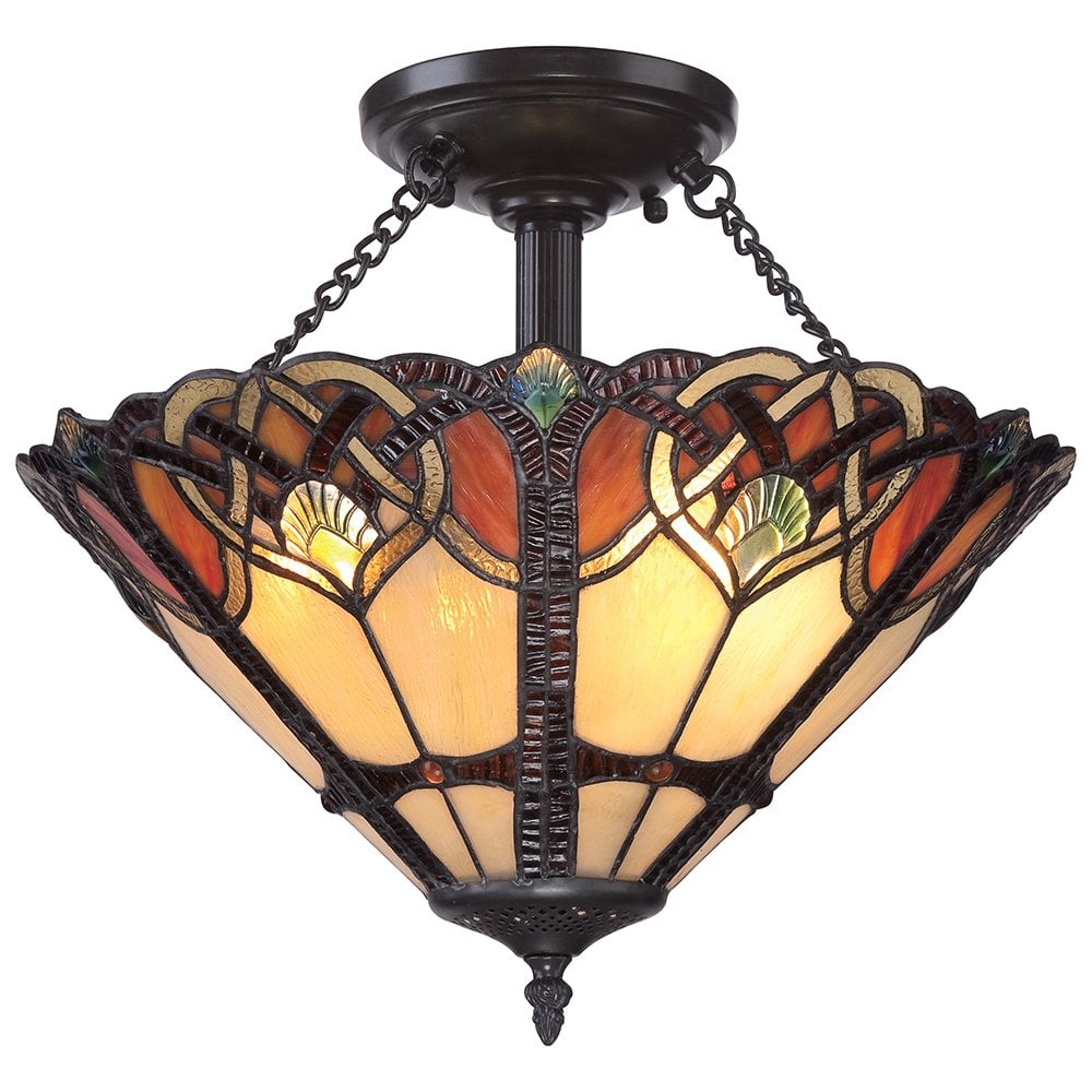 QZ/CAMBRIDGE/SF Cambridge Large Semi Flush Mount