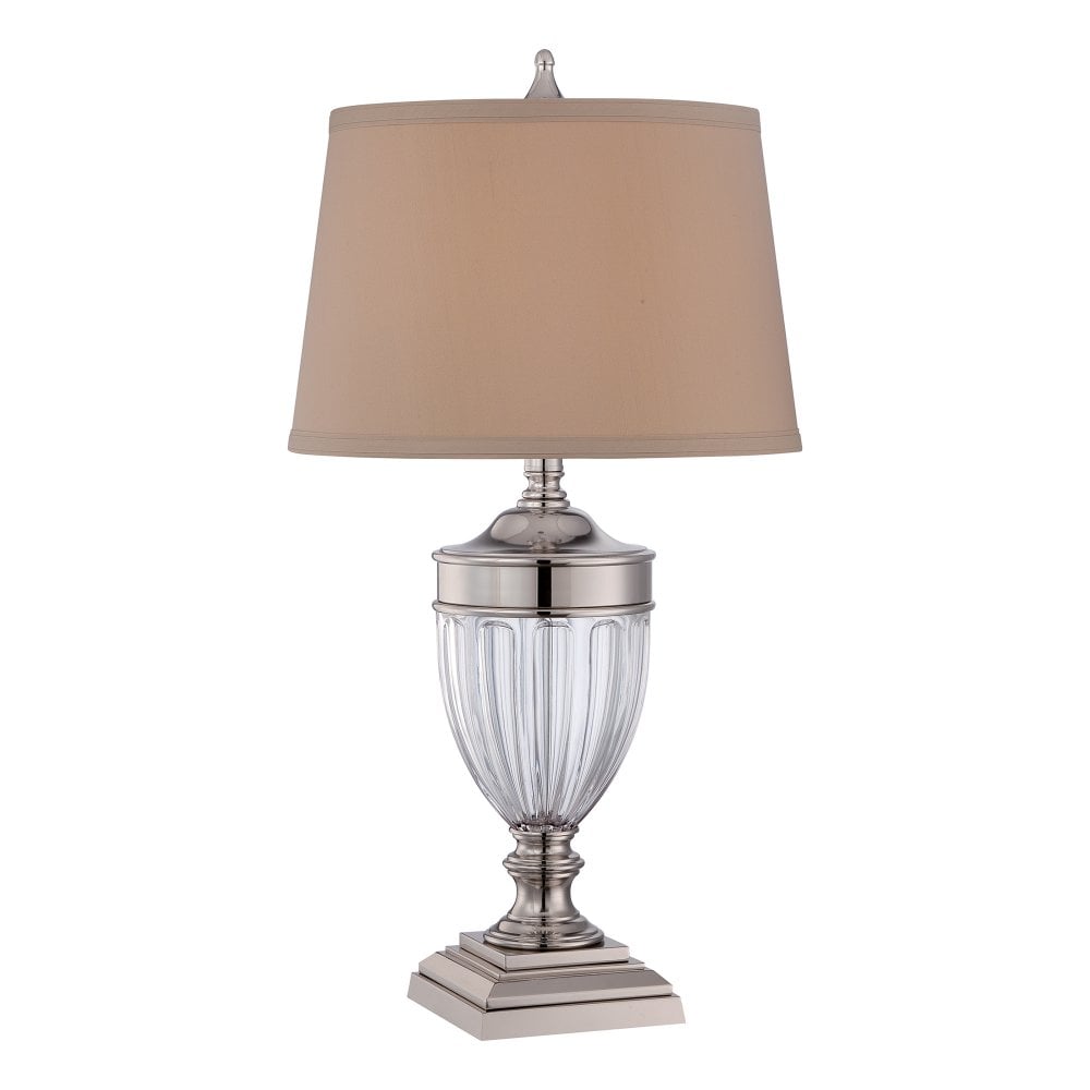 QZ/DENNISON PN Dennison Table Lamp Polished Nickel