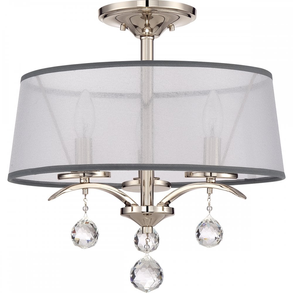 QZ/WHITNEY/SF Whitney Semi Flush/pendant