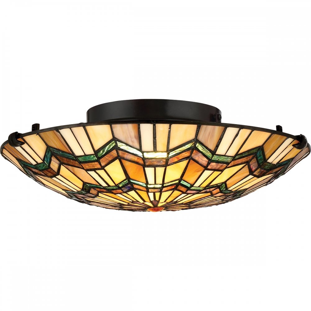 QZ/ALCOTT/F Alcott 2 Light Flush Mount