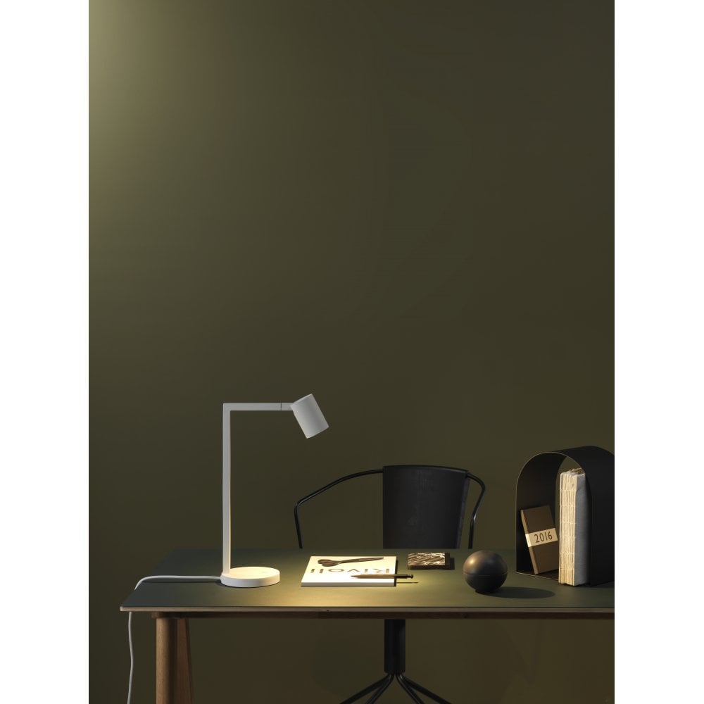 1286016 Ascoli Desk Table Light Matt White