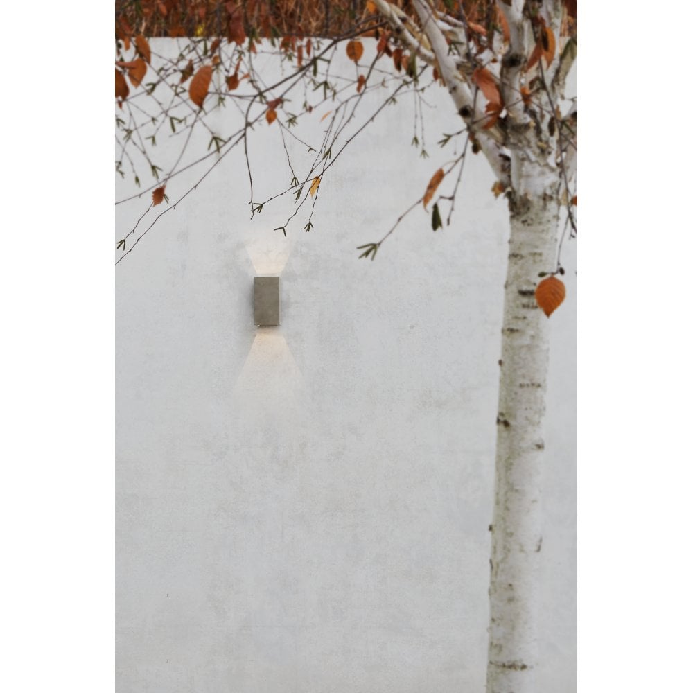 Oslo 160LED Outdoor Coastal Wall  Light Matt Concrete