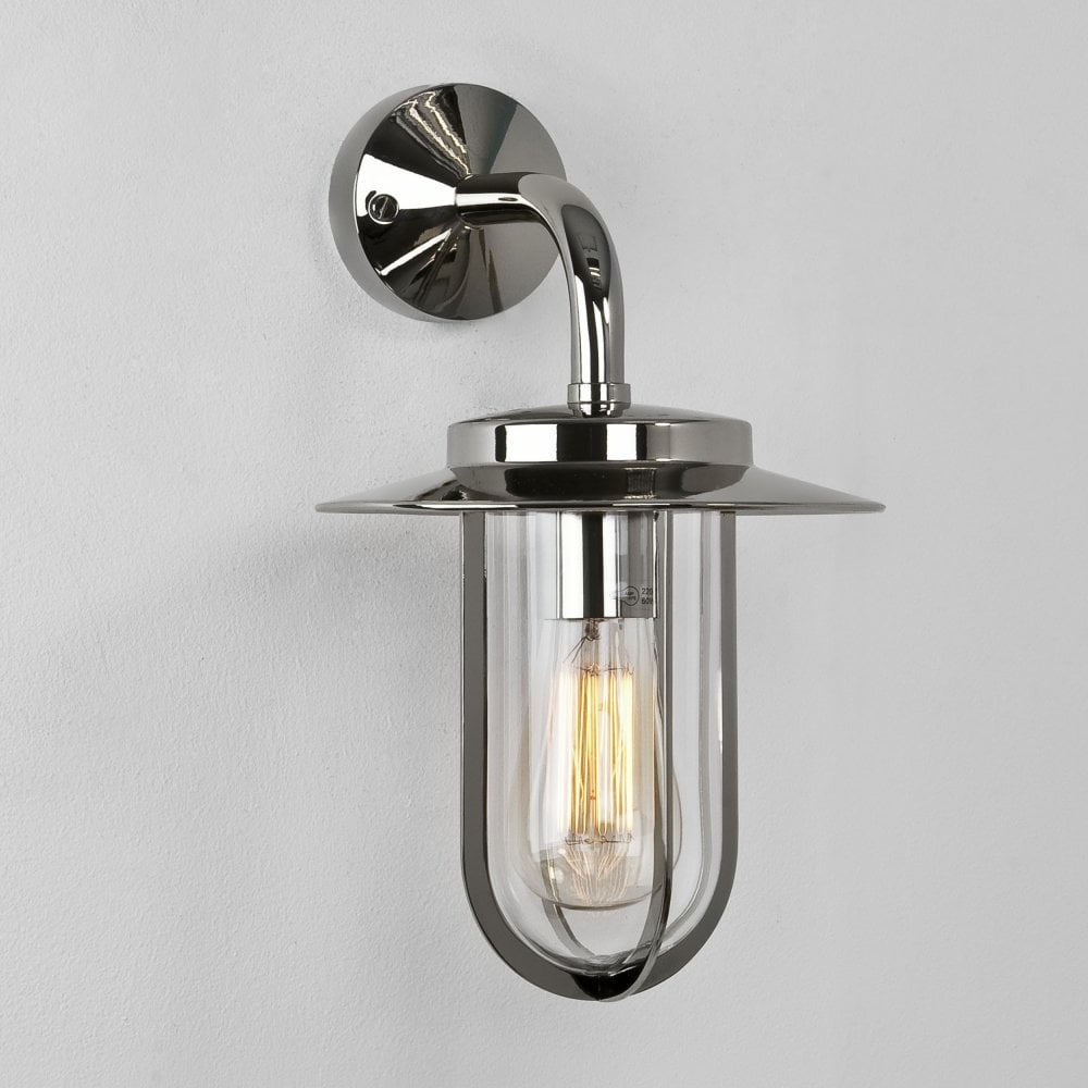 1096001 Montparnasse Wall Outdoor Wall Light Polished Nickel