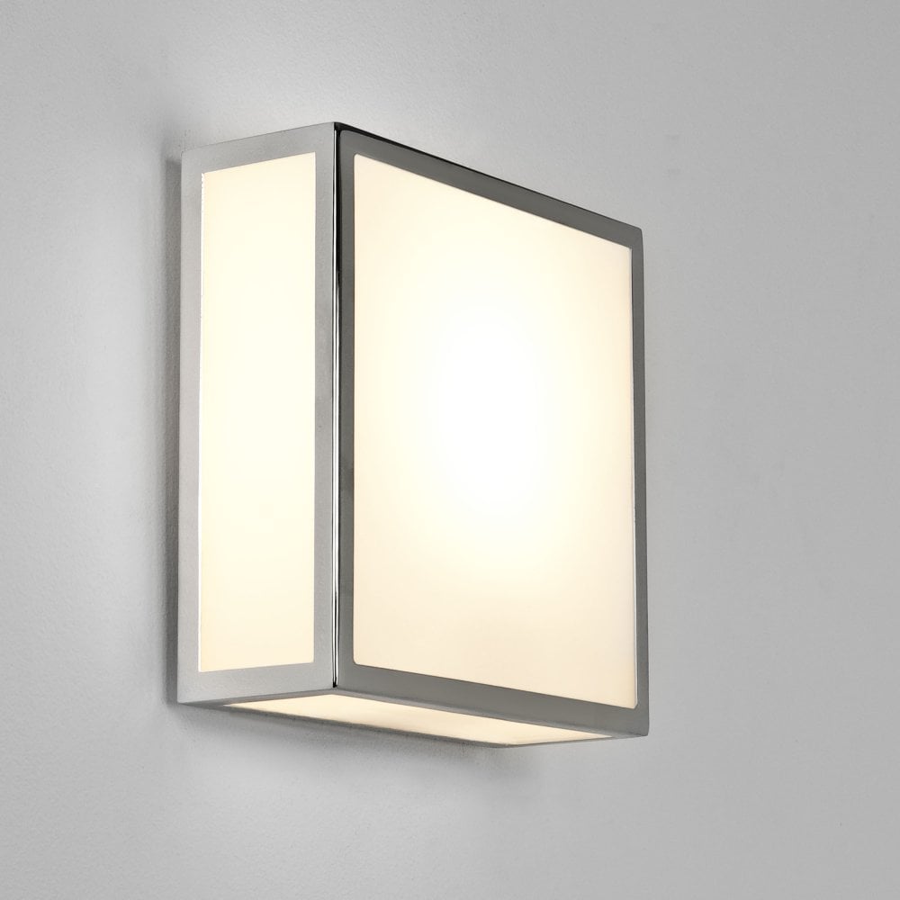 1121009 Mashiko 200 Square Bathroom Ceiling Light Polished Chrome