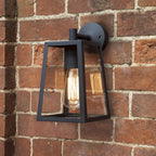1306001 Calvi Wall 215 Outdoor Wall Light Textured Black