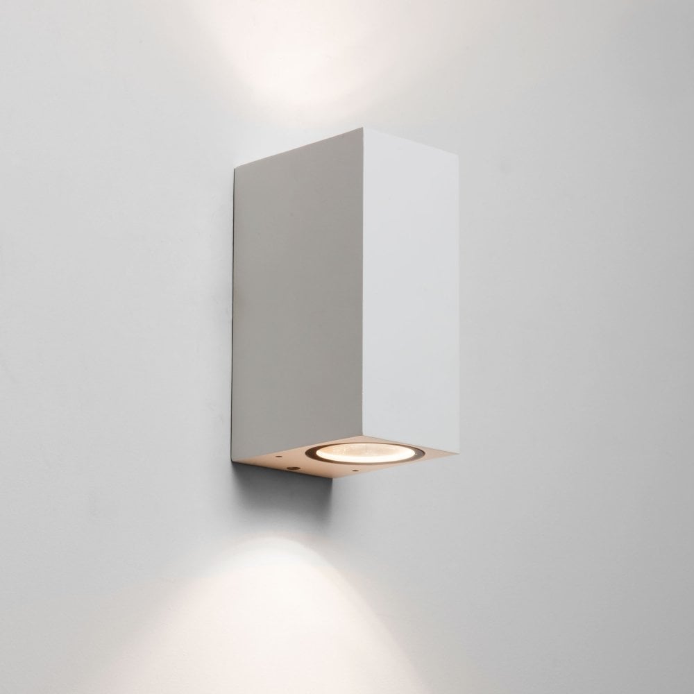 1310006 Chios 150 Outdoor Wall Light Textured White (S)
