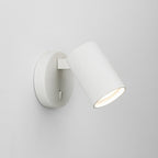 1286010 Ascoli Single Switched Reading Light Textured White