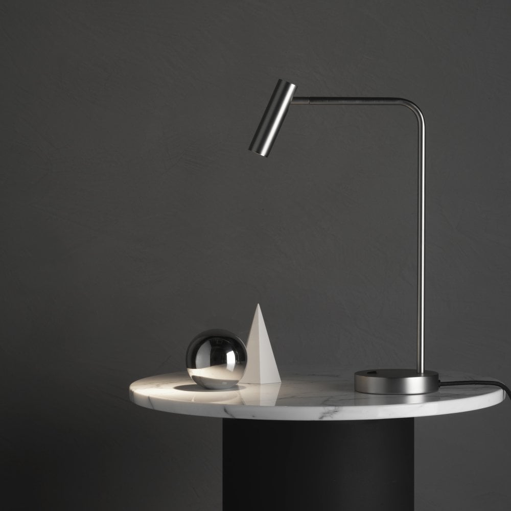 1058057 Enna Desk LED Table Lamp Matt Nickel