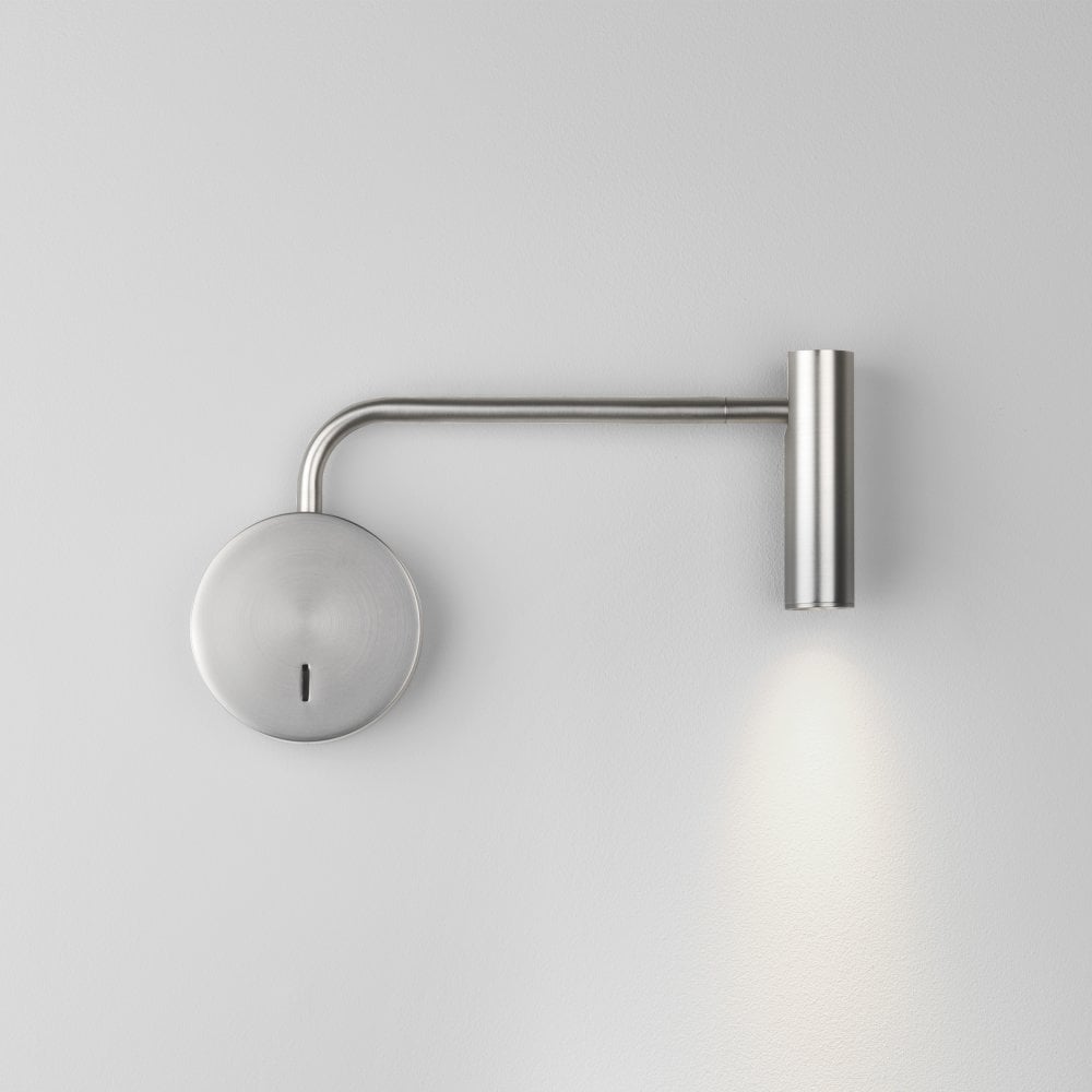 1058056 Enna Wall LED Reading Light Matt Nickel