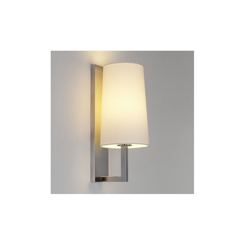 1214004 Riva 350 Matt Nickel Bathroom Wall Light