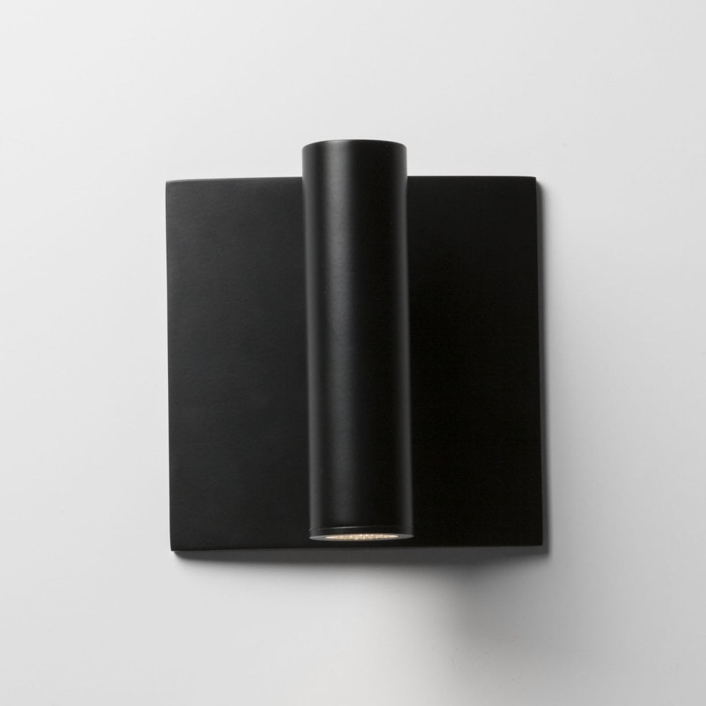 1058024 Enna Square Switched LED Reading Light Matt Black