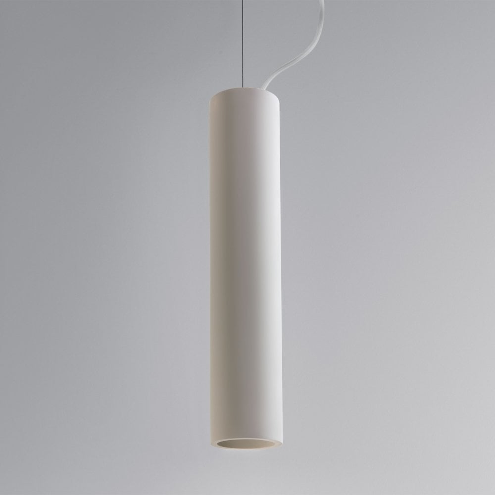 1252014 Osca 400 Round Pendant Light Plaster (S)
