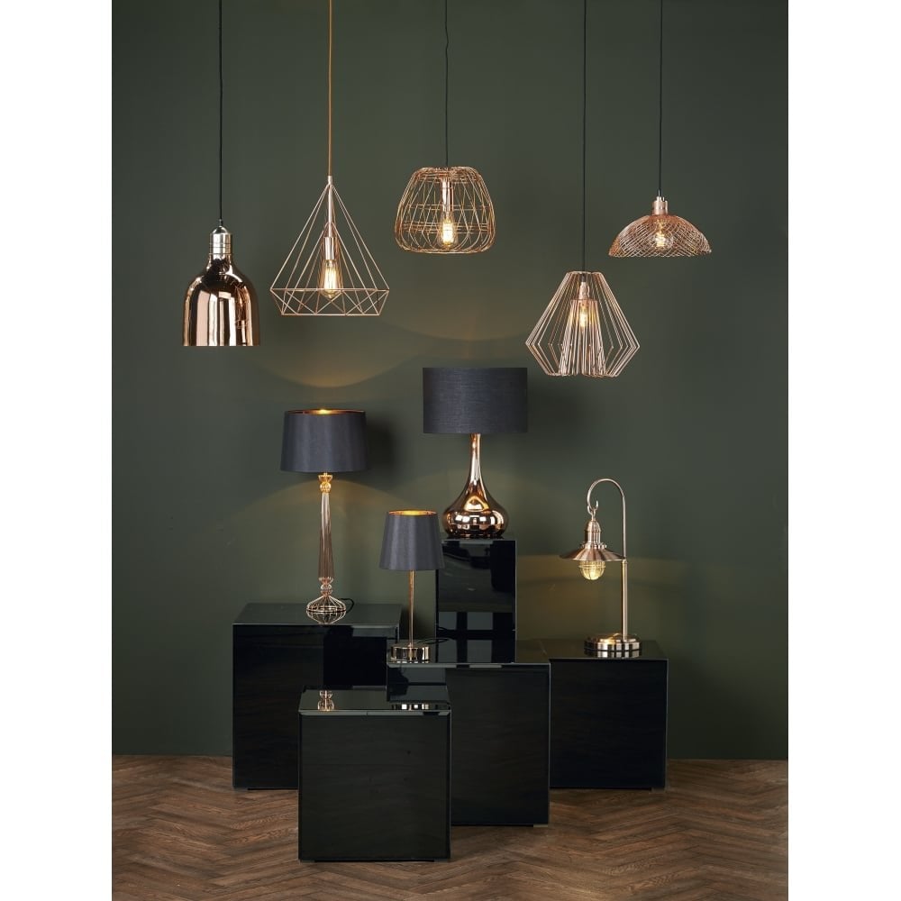 Terrace Table  Lamp Copper